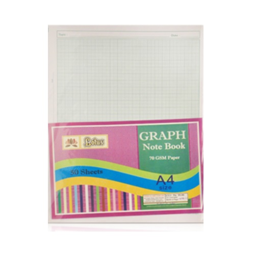 Lotus Graph A4 70GSM (50 Sheets)